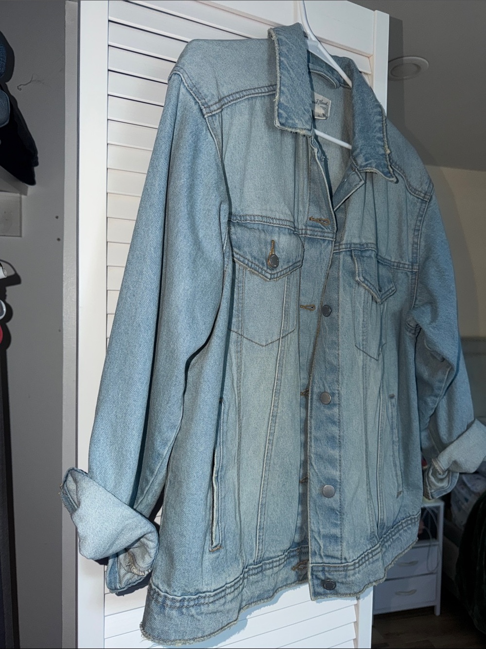 Oversized jean jacket - Picture 3 of 4